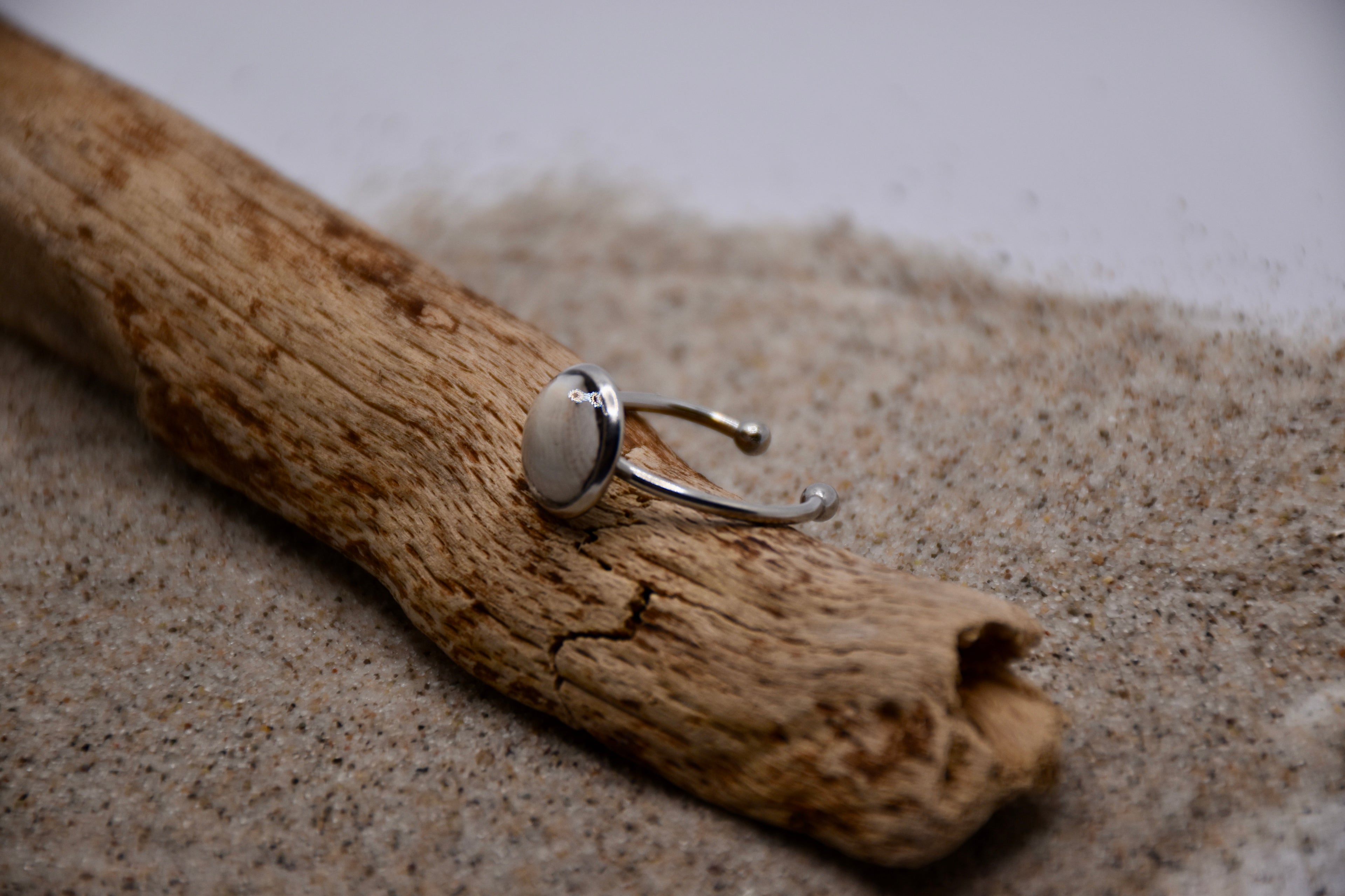 Muschelring Edelstahl