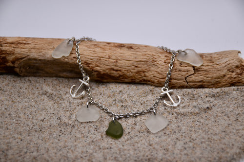 Armband - Seeglas - Edelstahl