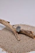 Seeglas Ring Edelstahl
